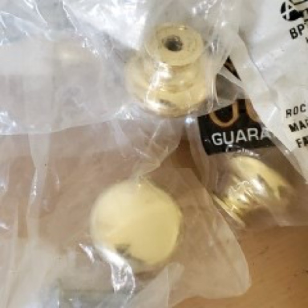 Amerock Guardian BP770-3 Round Brass Metal Knob Bundle NEW Lifetime Warranty